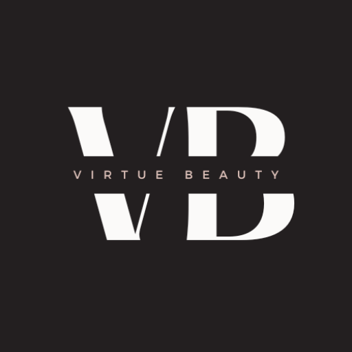 Virtue Beauty Black and White Logo.